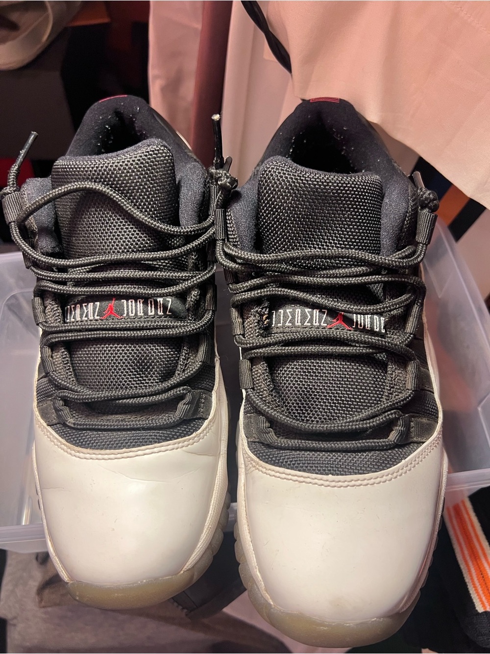 Jordan Kids Black and White Retro Sneakers